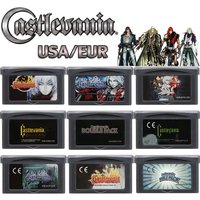32 Bit Castlevania GBA Game Series Video Game Cartridge Asia of Sorrow Dissonance Double Pack Circle of the Moon for GBASP NDSL