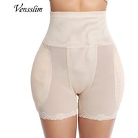 Vensslim Women Hip Enhancer Body Shaper Butt Lifter Shapewear Underwear Pad High Waist Trainer Plus Size Tummy Control Panties