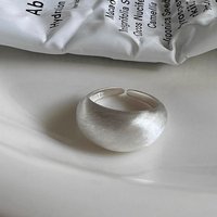 925 Sterling Silver Tellipse Geometry Sanding Simple Rings For Women Couple Engagement Luxury Jewelry Accessories Jewellery