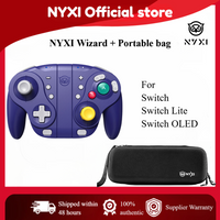 NYXI Wizard Wireless Joy-pad for Switch/Switch OLED/Switch Lite Gamepad Joysticks+Odyssey Case