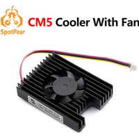 CM5 Cooler Heatsink Fan 5V 3007 B For Raspberry Pi Compute Module 5 Adjustable speed Low noise with Heat