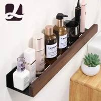 Wood bathroom shelf,Storage Holders Rack Wall-Mounted bathroom Shelves, bathroom storage rack