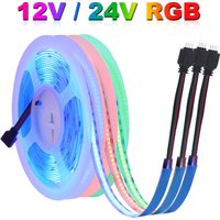 12 V 24 V RGB RGBW RGBWW RGBCCT COB LED-Streifenlicht 840 784 576 LEDs Flexibles Band RA90 High Density Liner Beleuchtung Home Decor