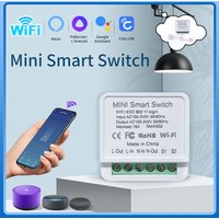 Mini WiFi Smart Switch Cozylife APP Remote Control 16A 20A Automation Module Support 2 Way Control Works With Alexa Google Home
