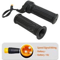 Electric Bike Throttle Waterproof Connector 20X Scooter Speed Throttle Handle for 22.2mm Handlebar