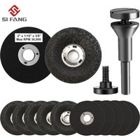 2 Inch Metal Cutting Disc Angle Grinder Saw Blade Resin Grinding Wheel Disc with Mounting Mandrel for Drill Rotary Tool