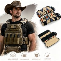 1Pair Detachable Tactical Vest Shoulder Pads Replacement Strap Pad Double Layer Support Anti-Slip Cushion for Hunting Shooting