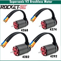Surpass Hobby Rocket-RC Brushless Motor 4268 4274 4282 4292 for 1/8 1/7 RC Car Traxxas Work with Supersonic V2 120A or 150A ESC