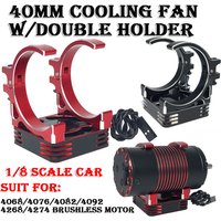 YSIDO – ventilateur de refroidissement rapide pour moteur, ventilateur en aluminium 40x40mm avec support pour Traxxas ARRMA 1/7 Hobbywing 4274 4268 Rocket 1/8 RC Car 4082 1515