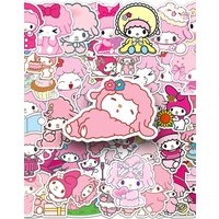 AliExpress keeppley 50PCS My Sweet Piano Cartoon Stickers Cute Sanrio Pink Sheep DIY Diary Guitar Bike Suitcase Waterproof Kawaii Anime Decal