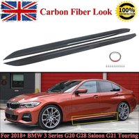 2PCS M Performance Side Rock Rocker Panel Carbon Look Ersatz Für BMW G20 2019-2022 Magicit