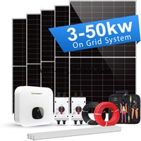 Complete on Grid Solar Energy System 10kw 15kw 20kw 30kw 50kw Hybrid Solar Power System Solar Kits for Home