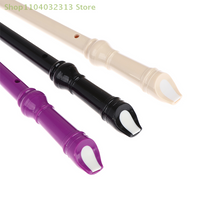 8-Hole Vertical Flute Set for Beginners Professional ABS Material with Cleaning Rod Orff Woodwinds Instrument Practice Recorders