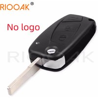 1/5pcs No logo Fiat 500 Key Shell Panda Stilo Ducato Punto Auto Folding Replacement Car Key Fob Cover Case Fob 3B Remote Car