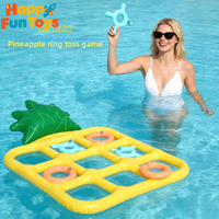 PVC Durable Inflatable Pineapple Toss Game Summer Swimming Pool Backyard Party Interactive Throwing Toys