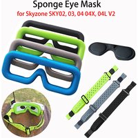 Pour Skyzone SKY04X SKY04L V2 FPV lunettes éponge mousse rembourrage masque pour les yeux FPV lunettes sangle pour Fatshark HDO HD3 DJI Drone lunettes
