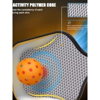 Fashion T700 Pickleball Paddle Carbon Fiber 16MM Pickleball Rackets Set Frosted Surface Lightweight Professional Game Supplies