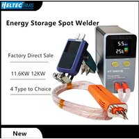 Heltec 21KW 36KW 42KW Kondensator-Speicherbatterie Punktschweißmaschine/Tragbarer Kleiner Punktschweißer mit LED-Anzeige für 0,5mm Dicke