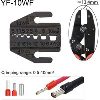Plier Wire Crimper Tool Connector Crimping Pliers Pliers Jaws Tube Clamp Jaws Ferrule Crimp Sets Replaceable Crimping Die