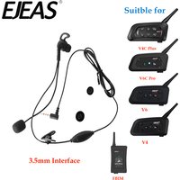 Referee Headphone 3.5mm Interface PTT In-Ear Earphone With Button For EJEAS FBIM/V6C PRO/V4C PLUS/V6C/V4C Right Headset