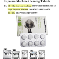Espresso Machine Cleaning Tablets for Breville - Tank & Group Head Cleaner, BES012CLR Replacement