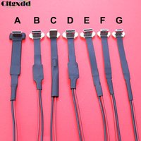 Connecteur Micro USB type-c FPC 2 broches 3 broches avec résistance R1, câble plat souple, câble de Charge mâle, extension de fil de Charge rapide pour téléphone