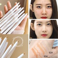 Moisturizing brow and lip concealer pencil, full coverage, waterproof, contouring, face blemish concealer stick.