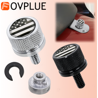 Universal 1/4″-20 Thread Kit Motorcycle Rear Fender Seat Bolt Nut Screw For Harley Dyna Softail Touring Sportster XL Road Glide