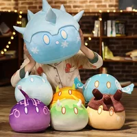 New creative Genshin Impact slime pillow, cushion, game accessory, mochi doll, anime pillow gift