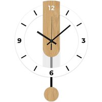 Creative Minimalist Hanging Clock Silent Acrylic Digital Wall Clock Vintage Scale Clock Living Room Decoration
