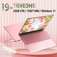 15.6 Inch Laptop Intel Core i9-10980HK Windows 11 Por 32GB DDR4 M.2 2048TB SSD Ultrabook Computer Fingerprint Unlock WIFI 5 BT