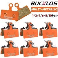 BUCKLOS Bicycle Hydraulic Disc Brake Pads for M9000 Metallic Brake Pads Metal Road Mountain Bike Brake Pads fit G01S G03C G05S