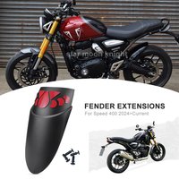 For Speed 400 Speed400 2024- Motorcycle Accessories Front Fender Mudguards Rear Extender Splash Guard Extender