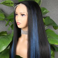High Quality Natural Silky Smooth Finish Brazilian Colored Human Hair Wig Kinky Curly Wigs 13x4x1 Lace Front Wig For Women