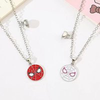 Spider-Man Series Beaded Necklace, Minimal Unique Design Elegant Versatile Couple Choker, Fashion Jewelry Accessories
