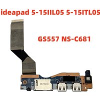 GS557 NS-C681 For Lenovo Ideapad 5-15IIL05 81YK 5-15ITL05 USB Power Button Switch Board With Cable NBX0001S310 Tested