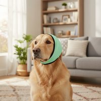 Anti-Noise Dog Ear Muffs Adjustable – Pet Hearing Protection Headband ShockProof RainResistant Covers for Storm Travel Rainy Day
