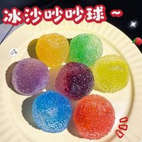 New Product Ice Cream Ball Squeeze Toy Sound Controlled Series Of Plastic Relieve Stress Anxiety Promote Sensory Development