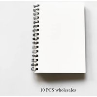5/10PCS Blank Notebooks Sublimation Notebook A6 A5 SIZE 60-Sheets Double-sided Printted Note book for School Office Supplies