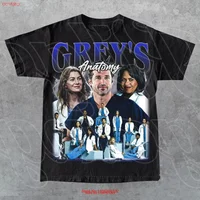 Limited Greys Anatomy Vintage T Shirt For Woman and Man vintage Washed streetwear designer clothes Breathable graphic Stylish