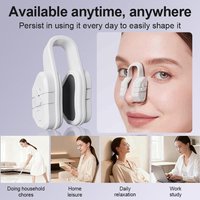 EMS Microcurrent Nose Lifter Nose Shaper High Nose Bridge Silicone Vibration Nose Lifting Beauty Tool Women Easy Daily Use 202