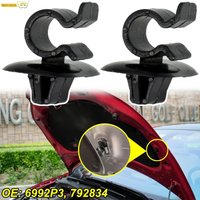 2pcs 792834 For Citroen C2 C3 C4 C5 AX Berlingo B9 Eurovans Evasion Hood Bonnet Rod Stay Support Prop Clip Holder Clamp Fastener