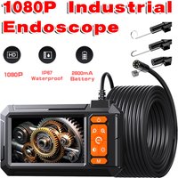 1080P Industrial Endoscope Automotive Borescope Sewer Drain Pipe Channel Inspection Camera With Screen Tools For Car Full Hd