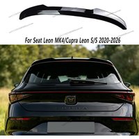 Max Style ABS Rear Roof Spoiler Caps For Cupra Leon MK4/Leon 4 4-Door Hatchback 2020-2026 Rear Top Tail Wing Bodykits Tuning