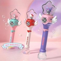New Sanrio HelloKitty Kawaii Anime Cartoon Bubble Machine Magic Wand Electric Fashion Trend Cute Girly Heart Sense of Luxury
