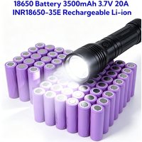 INR18650 35E Original 20A Discharge Rechargeable Battery 3500mAh 1-200pcs 3.7V Li-Ion Battery For Mobile power batteries