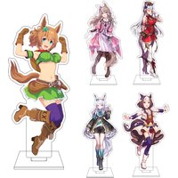 16CM Anime Uma Musume Pretty Derby Cosplay Acrylic Figure Stand Symboli Rudolf Narita Brian Mejiro McQueen Ornaments Gift