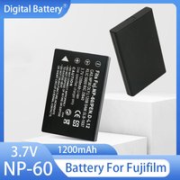 1200mAh NP-60 Battery FNP60 NP60 SLB 1137 1037 CNP-30 K5000 D-Li2 Li-20B Camera Li-ion Battery for Fujifilm F50I F501 F401 ZOOM