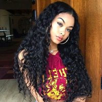 New wig Ladies curly hair afro medium part corn long hair synthetic fiber high temperature silk full mechanism head cover