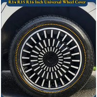 Universal Car Wheel Hub Cover Replacement Decorative Hubcap for Iron Steel Car Wheel Rim Cover Hub Cap Tire Accessories 4pcs/set
